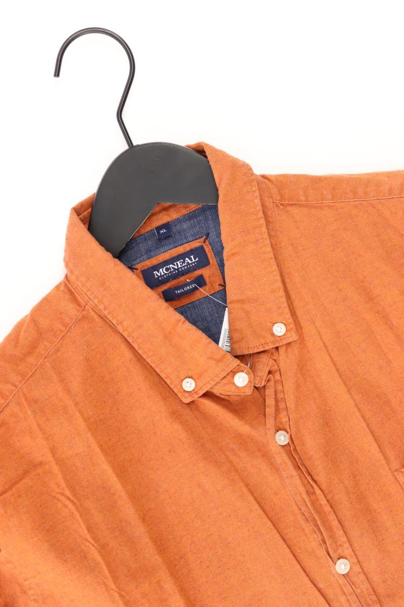 McNeal Langarmhemd für Herren Gr. XL orange aus Baumwolle