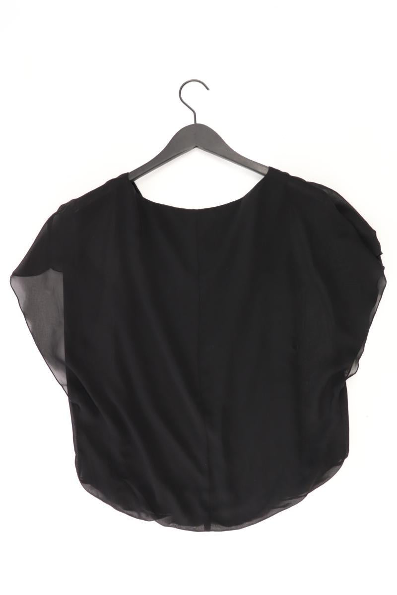 Esprit Kurzarmbluse Gr. 36 schwarz aus Polyester