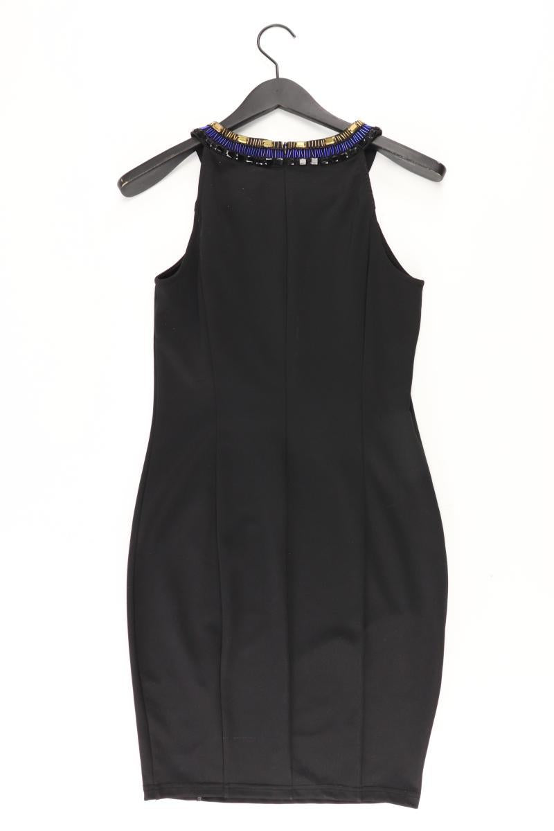 Schlauchkleid Gr. 40 Ärmellos mit Nieten schwarz aus Polyester