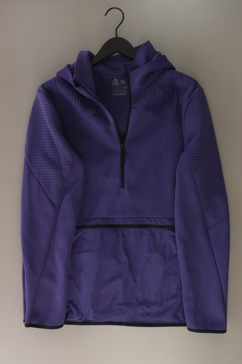 Reebok Hoodie für Herren Gr. XL lila aus Polyester
