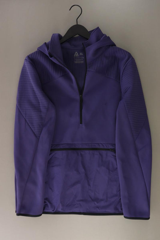 Reebok Hoodie für Herren Gr. XL lila aus Polyester