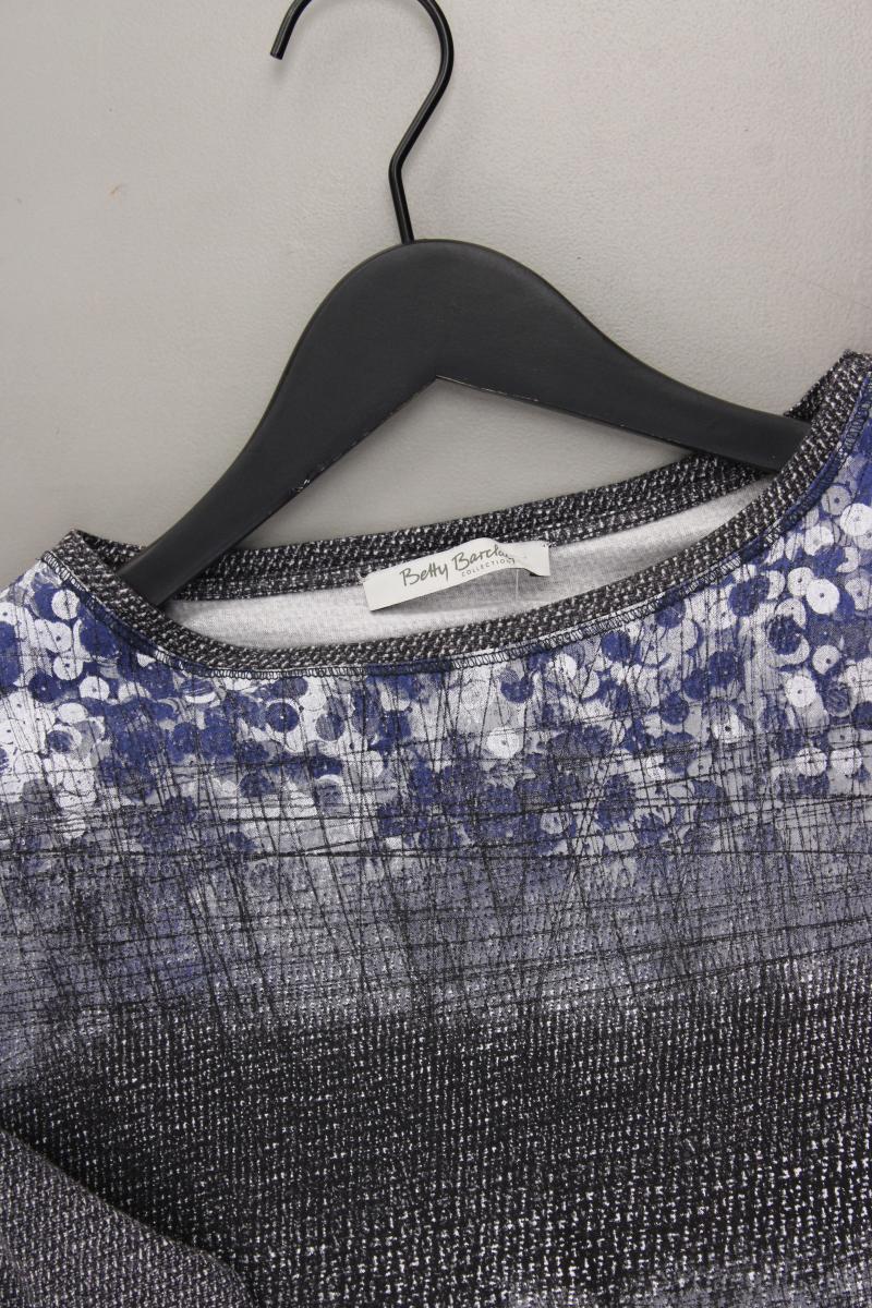Betty Barclay Shirt Gr. 40 3/4 Ärmel grau aus Baumwolle