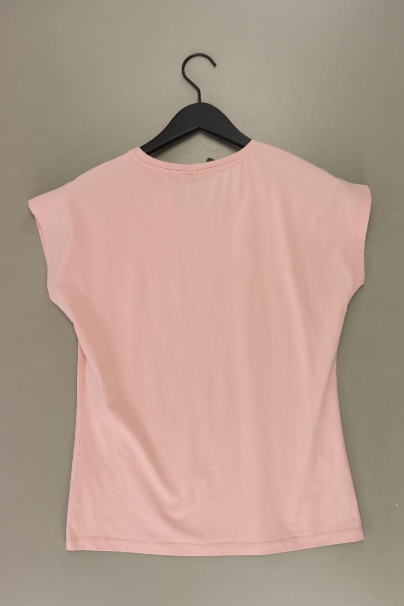 Manguun Printshirt Gr. 38 neu mit Etikett Kurzarm rosa aus Baumwolle