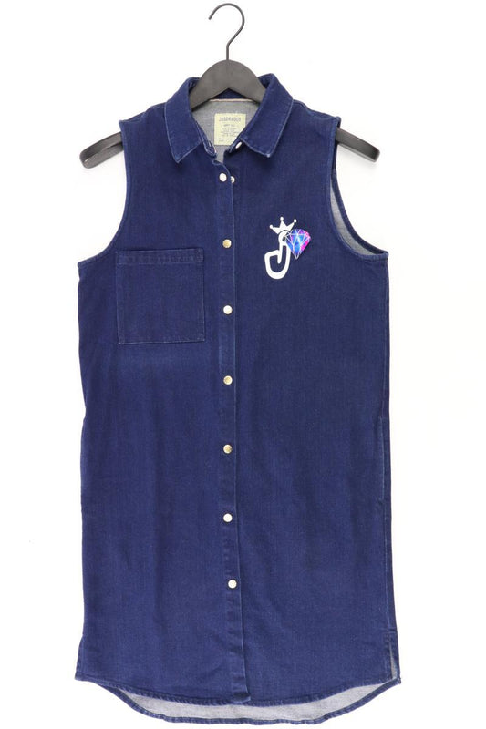 Jeanskleid Gr. S Ärmellos blau aus Baumwolle