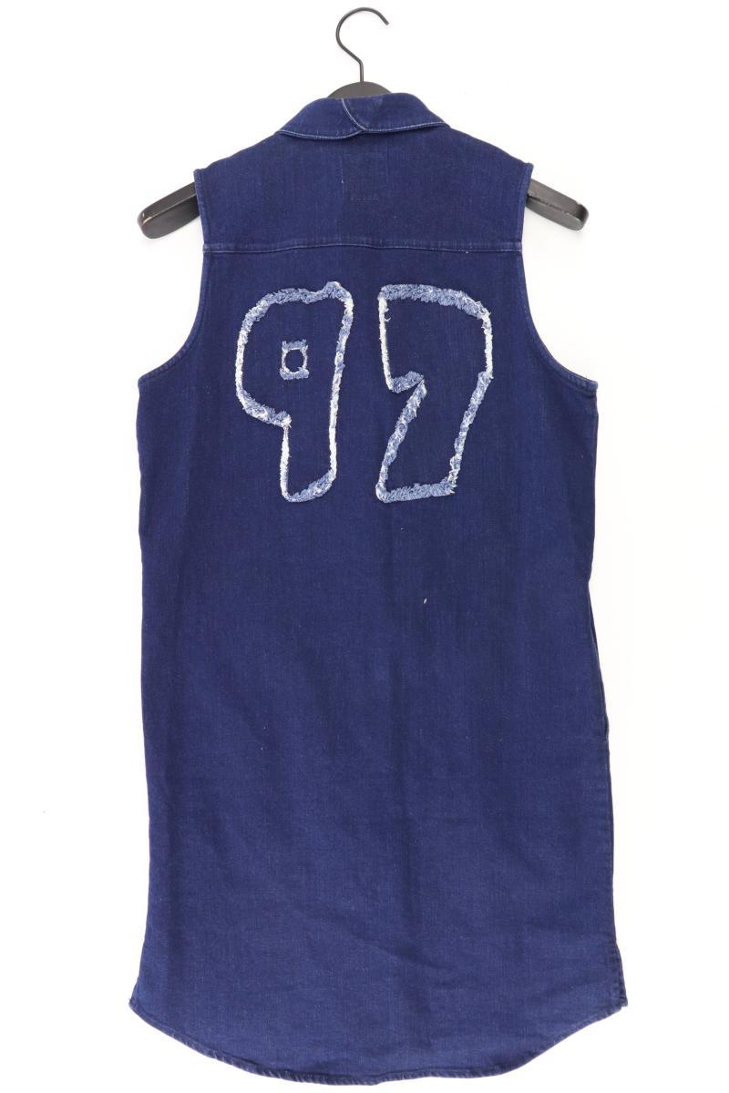Jeanskleid Gr. S Ärmellos blau aus Baumwolle