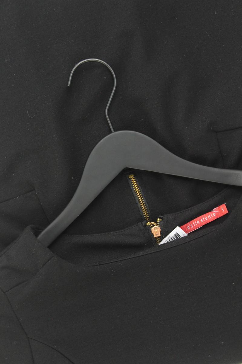 Bleistiftkleid Gr. S Kurzarm mit Nieten schwarz