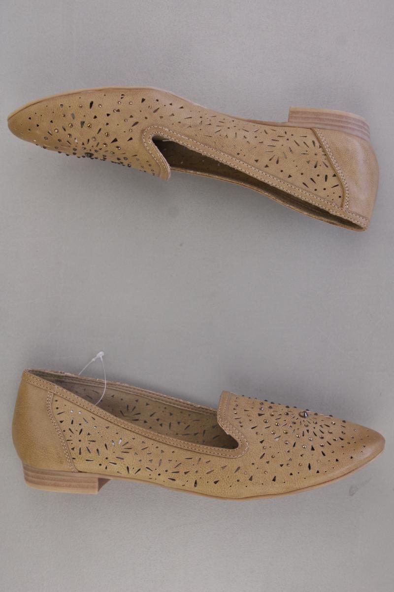 Graceland Ballerinas Gr. 41 neuwertig braun