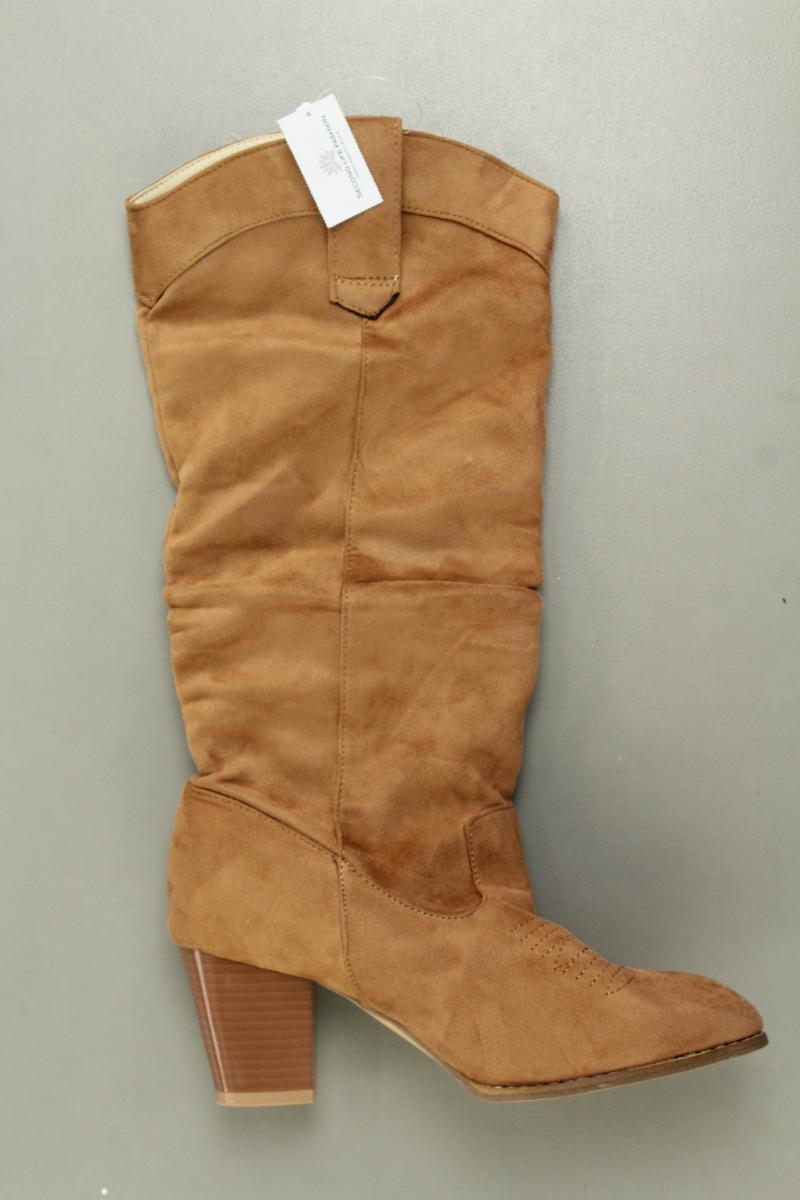 High-Heel Stiefel Gr. 37 braun