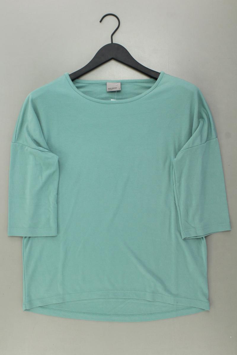 Vero Moda Shirt Gr. M Kurzarm grün aus Viskose