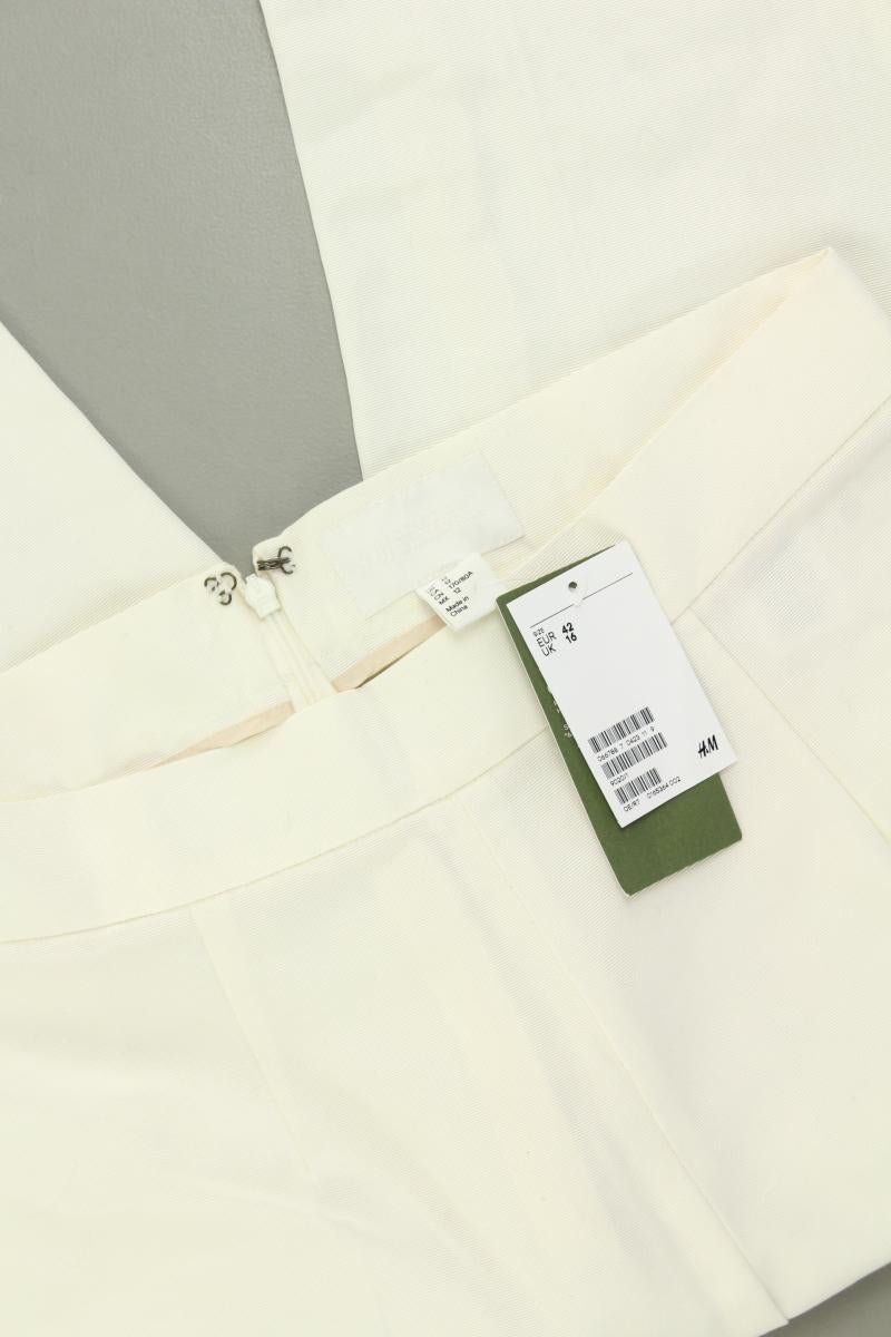 H&M Hose Gr. 42 neu mit Etikett creme aus Baumwolle