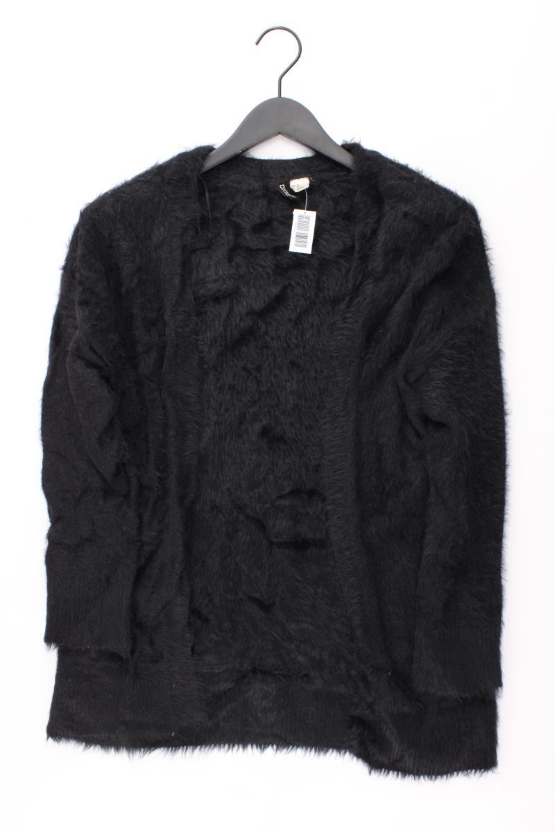 H&M Divided Fransencardigan Gr. XS Langarm schwarz aus Polyamid