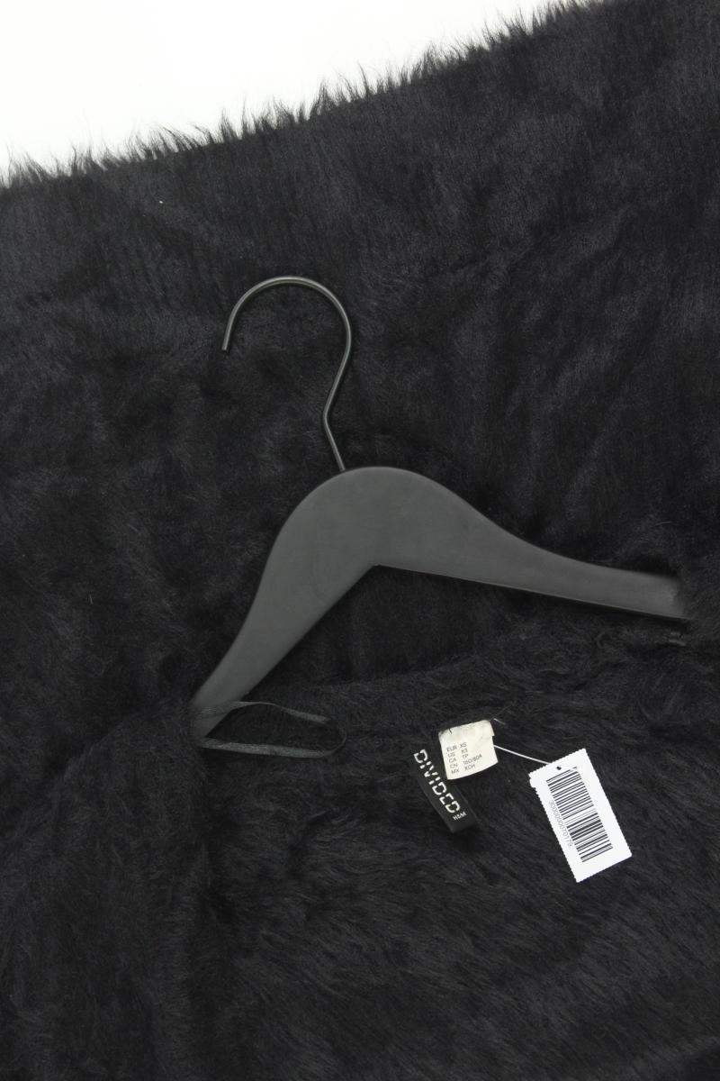 H&M Fransencardigan Gr. XS Langarm schwarz aus Polyamid
