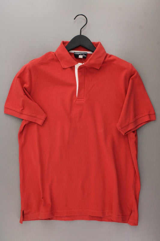 Heine Poloshirt für Herren Gr. 48/50 Kurzarm orange aus Baumwolle
