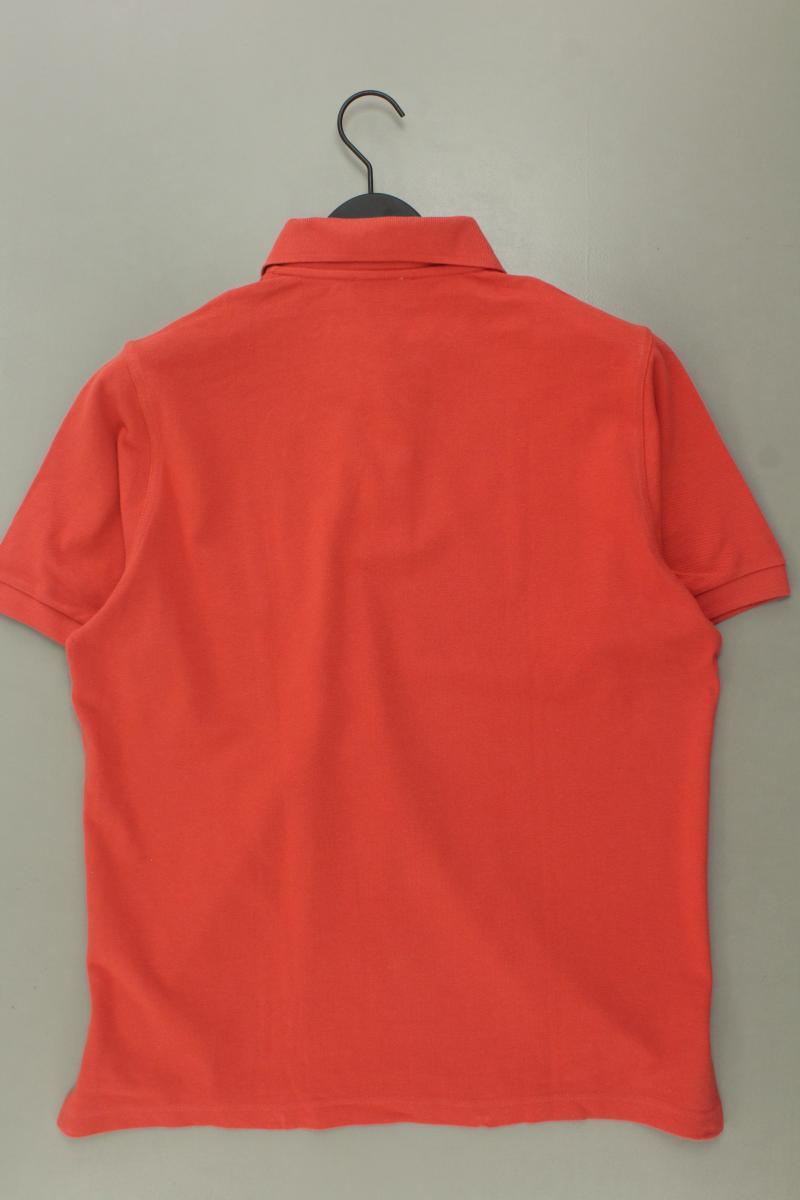 Heine Poloshirt für Herren Gr. 48 Kurzarm orange aus Baumwolle