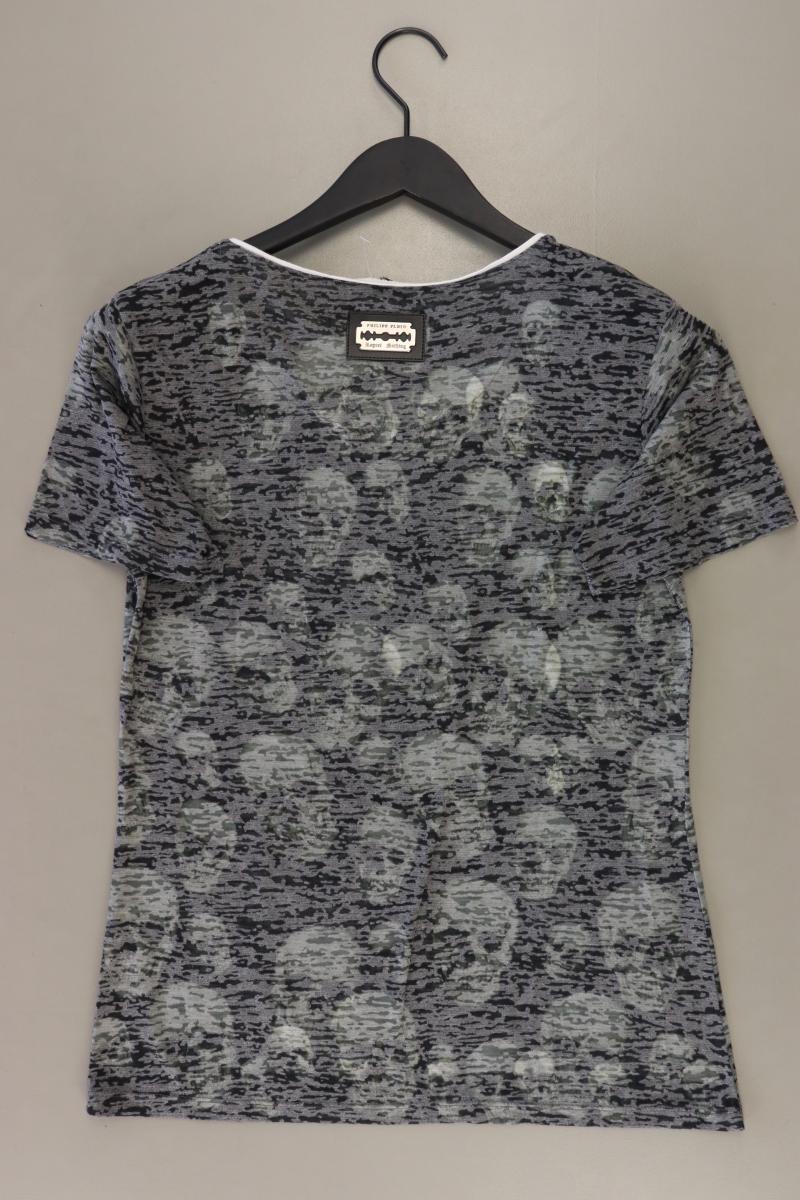 Philipp Plein Printshirt Gr. M camouflage neuwertig Kurzarm grau