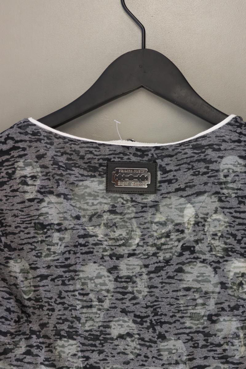Philipp Plein Printshirt Gr. M camouflage neuwertig Kurzarm grau