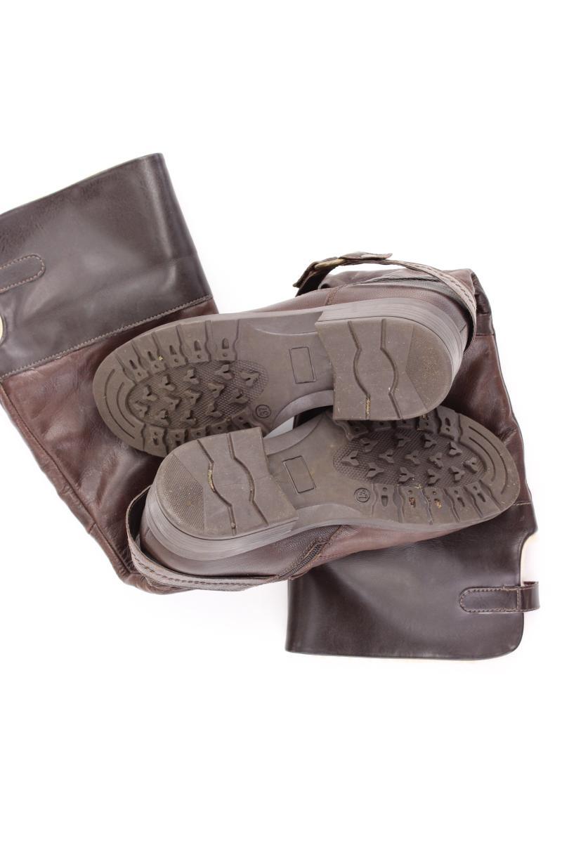 bama Absatzstiefel Gr. 37 braun aus Leder
