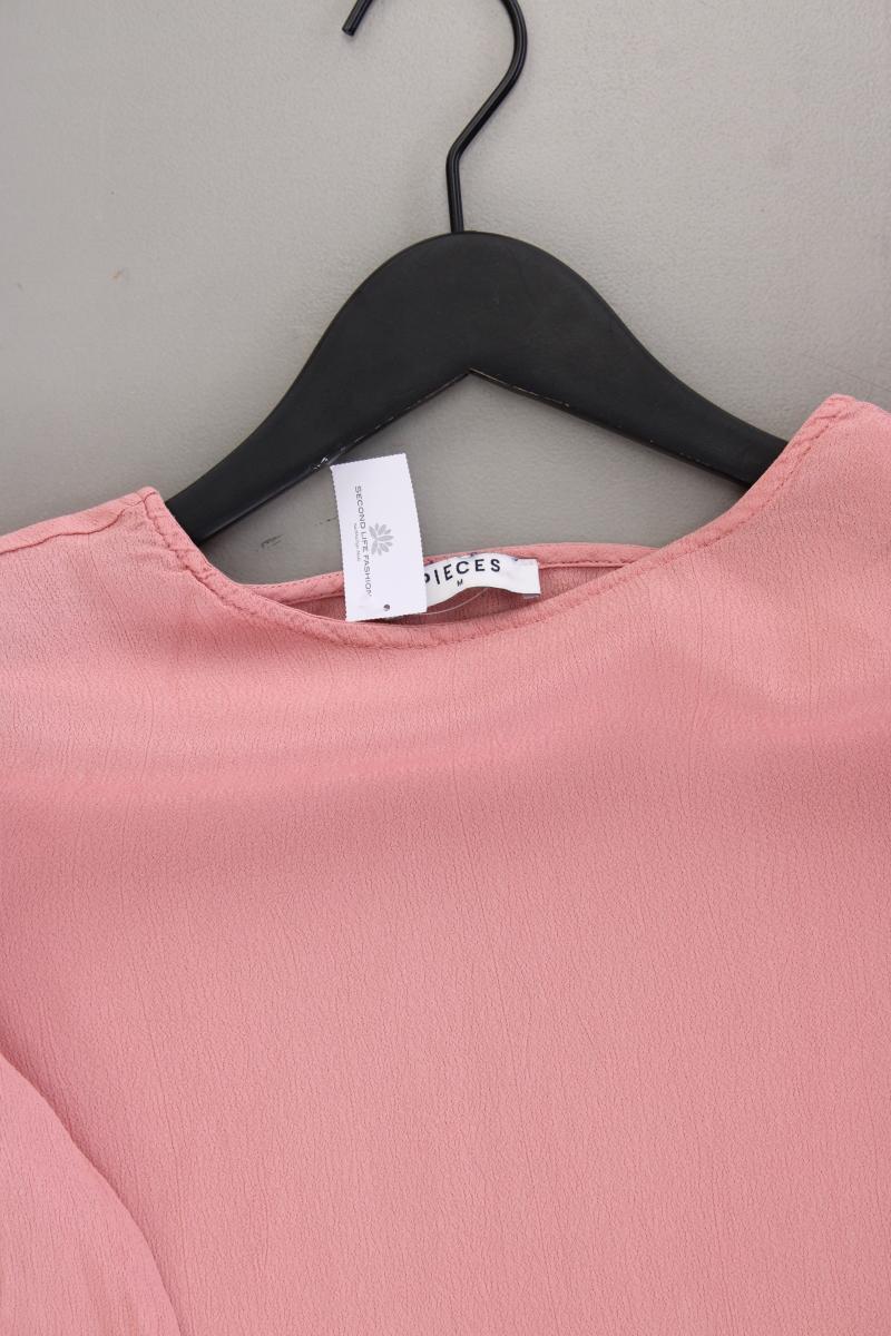 Pieces Langarmbluse Gr. M rosa