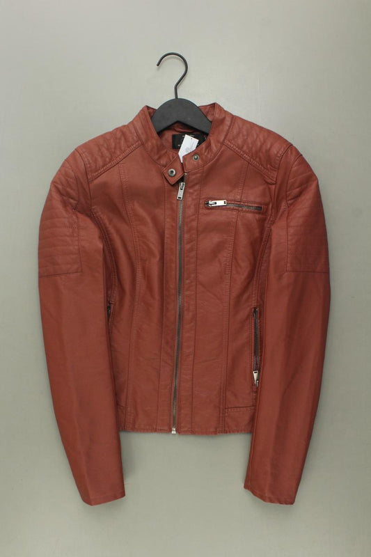 Kunstlederjacke Gr. 36 rot aus Polyurethan