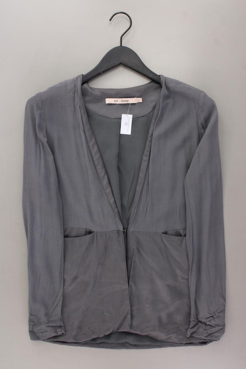 Rue de Femme Blazer Gr. S Langarm grau aus Polyester