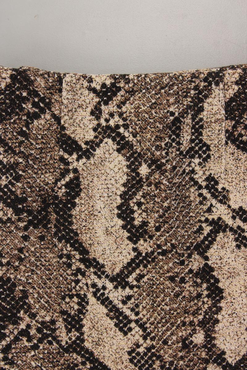 H&M Rock Gr. 36 mit Tierdruck braun