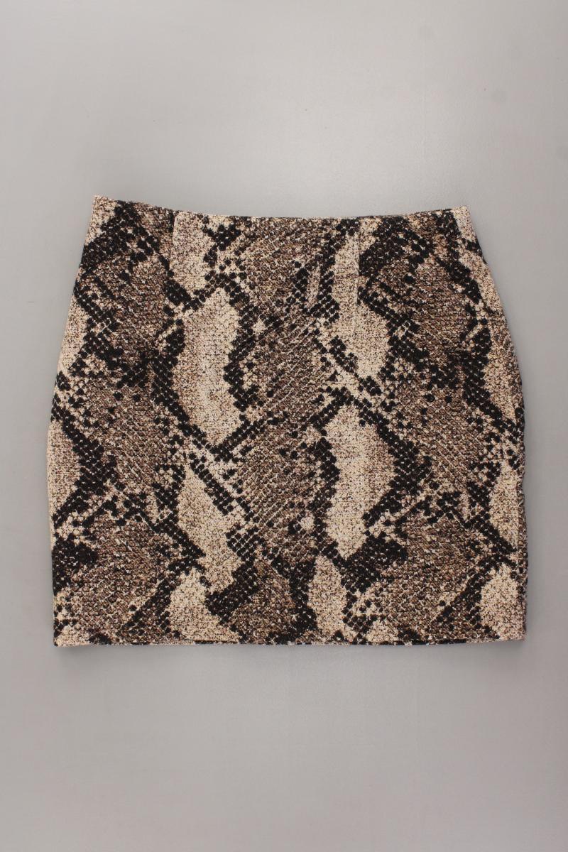 H&M Rock Gr. 36 mit Tierdruck braun