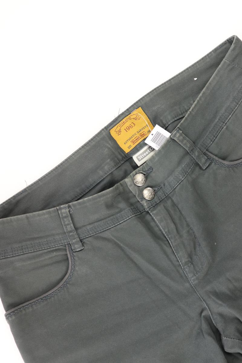 Street One Hose Gr. 36 olivgrün aus Baumwolle