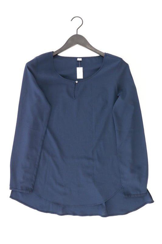 s.Oliver Langarmbluse Gr. 38 blau aus Polyester