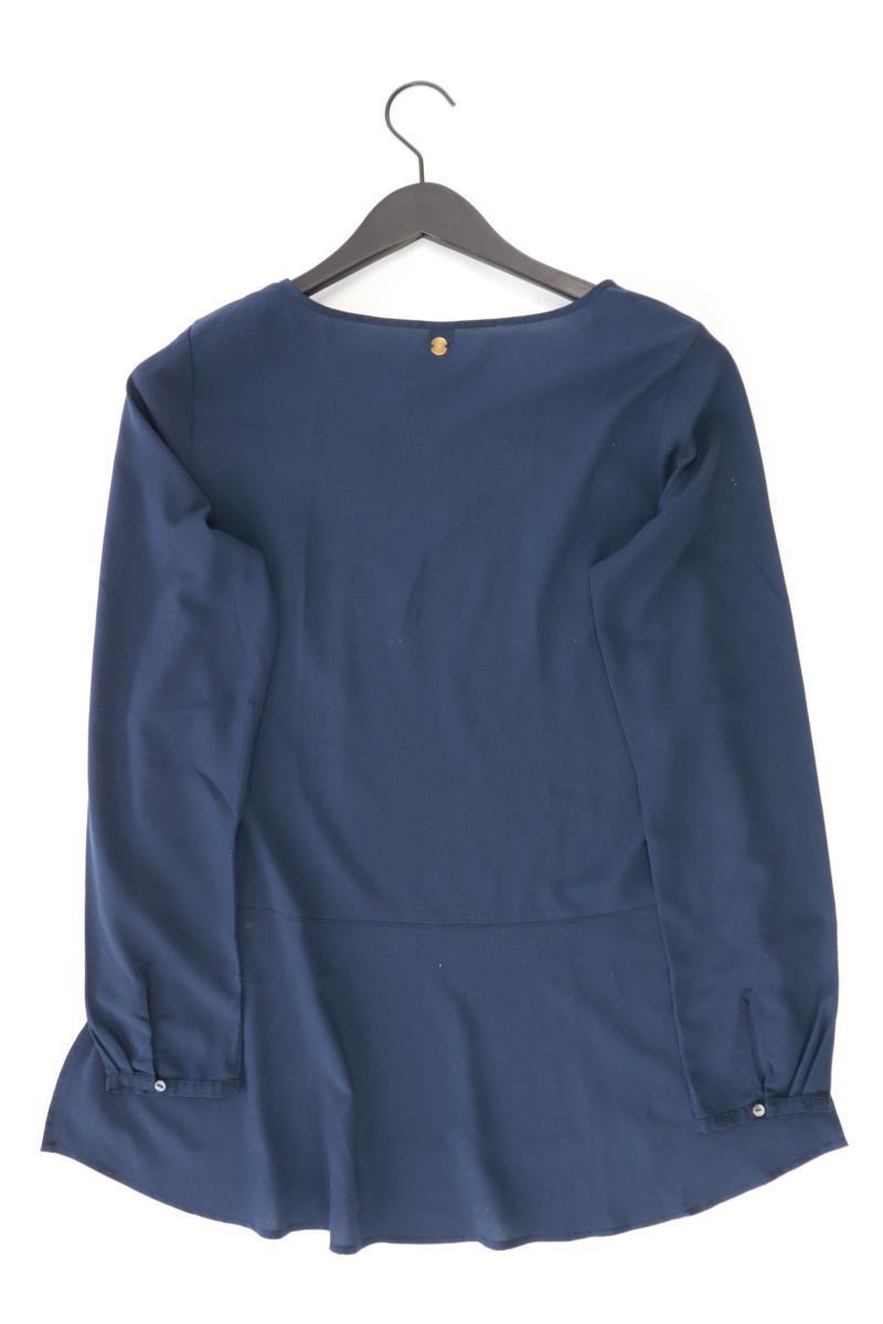 s.Oliver Langarmbluse Gr. 38 blau aus Polyester