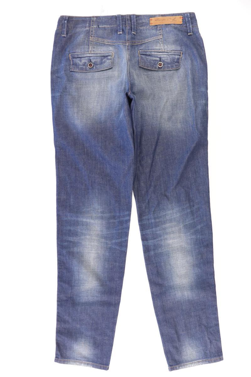 MAC Straight Jeans für Herren Gr. W34/L32 Modell Chino Cool Autumn blau