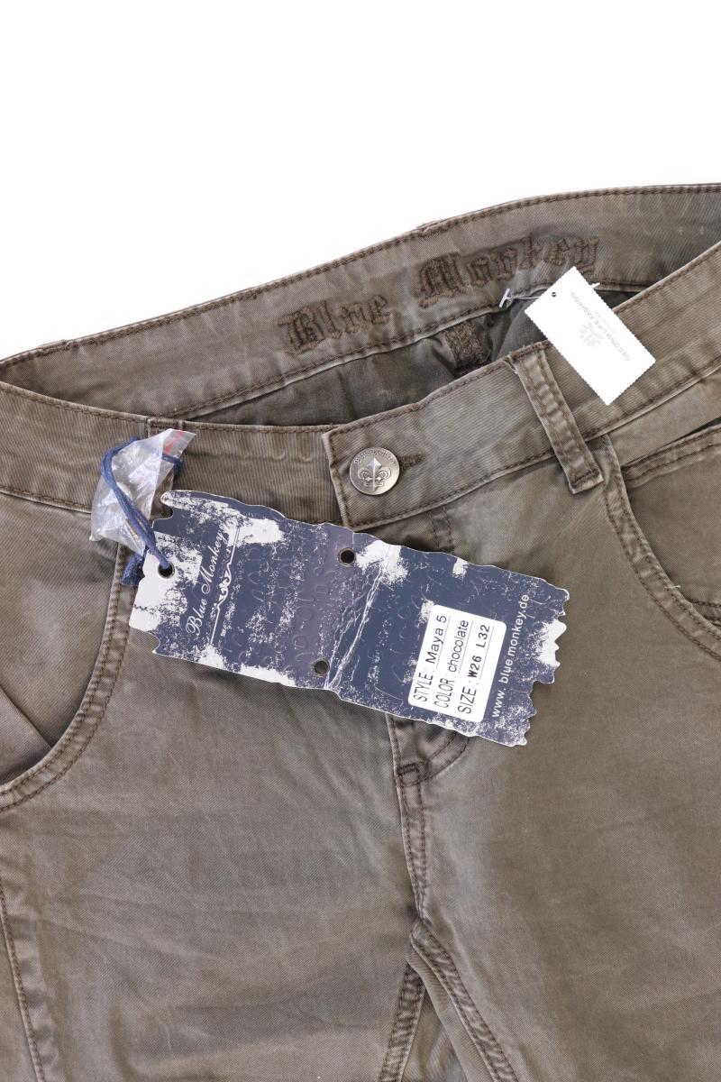 Blue Monkey Skinny Jeans Gr. W26/L32 neu mit Etikett grau aus Baumwolle