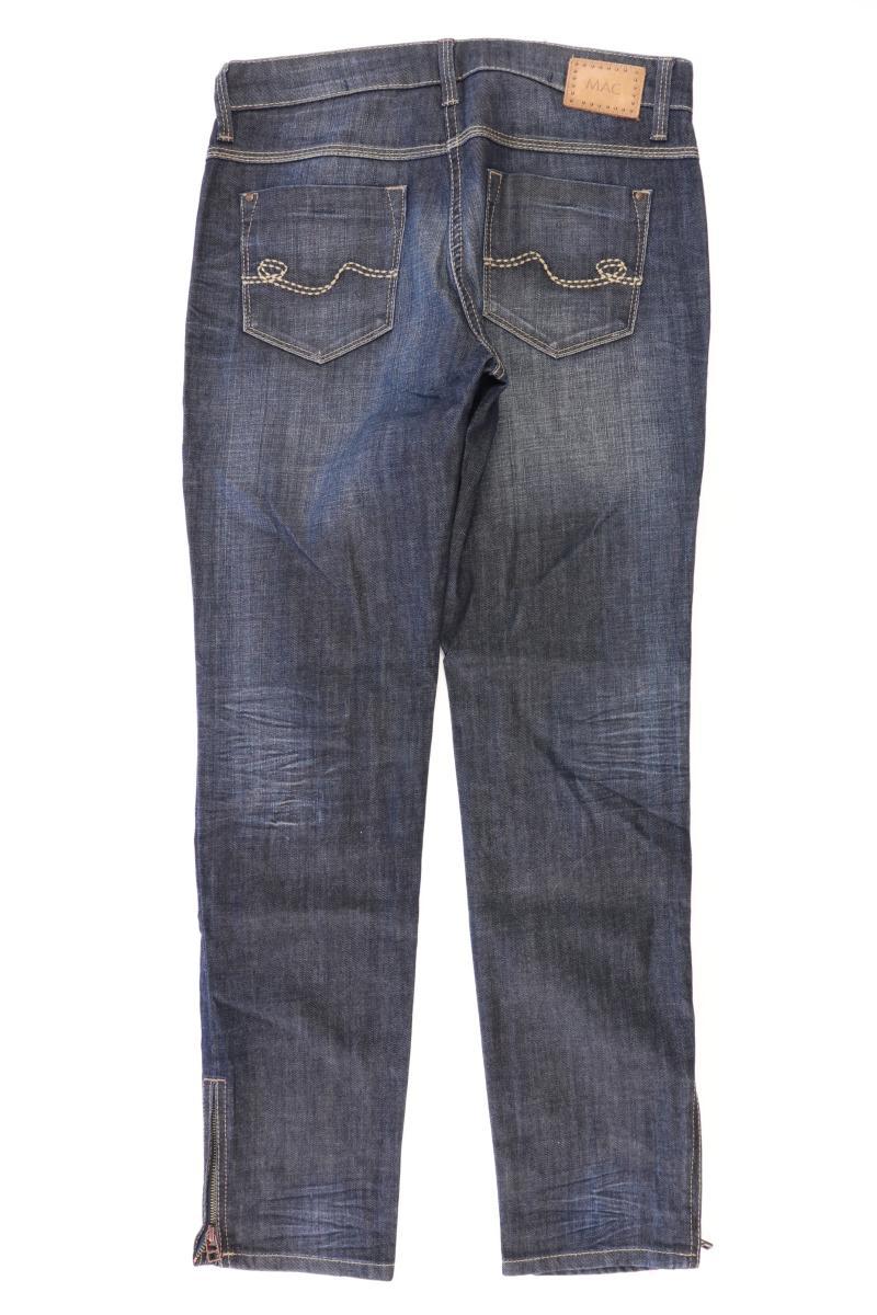MAC Skinny Jeans Gr. 38 Modell Skinny Rocket mit Nieten blau aus Baumwolle