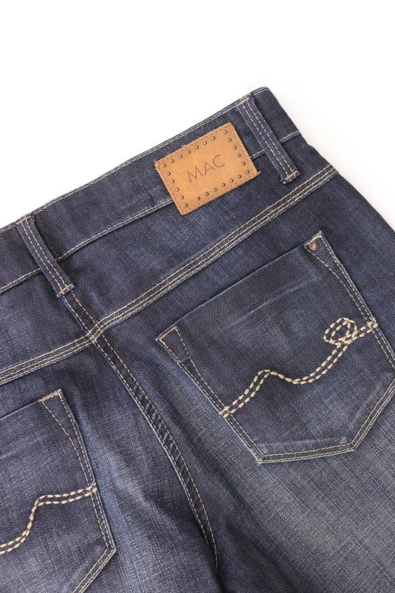 MAC Skinny Jeans Gr. 38/L30 Modell Skinny Rocket mit Nieten blau aus Baumwolle