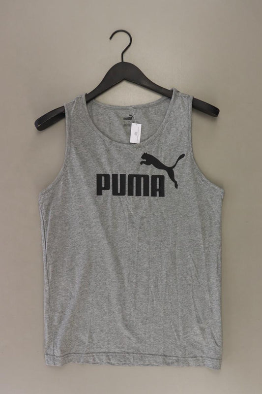 Puma Sporttop für Herren Gr. S grau aus Baumwolle