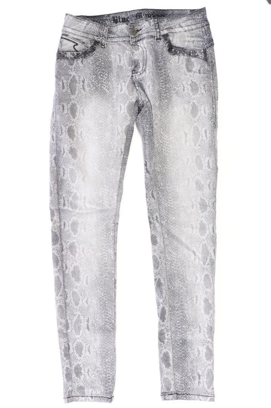 Blue Monkey Straight Jeans Gr. w28/L32 grau aus Baumwolle