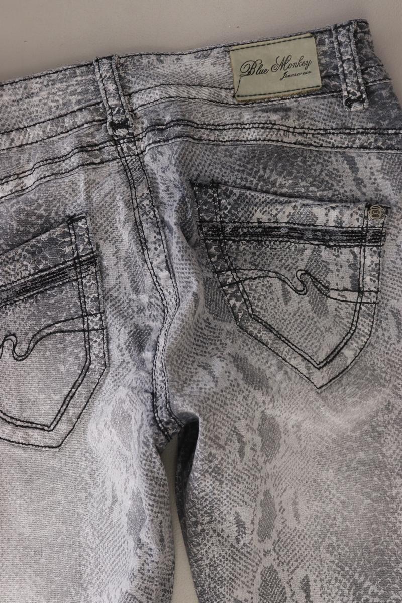 Blue Monkey Straight Jeans Gr. w28/L32 grau aus Baumwolle