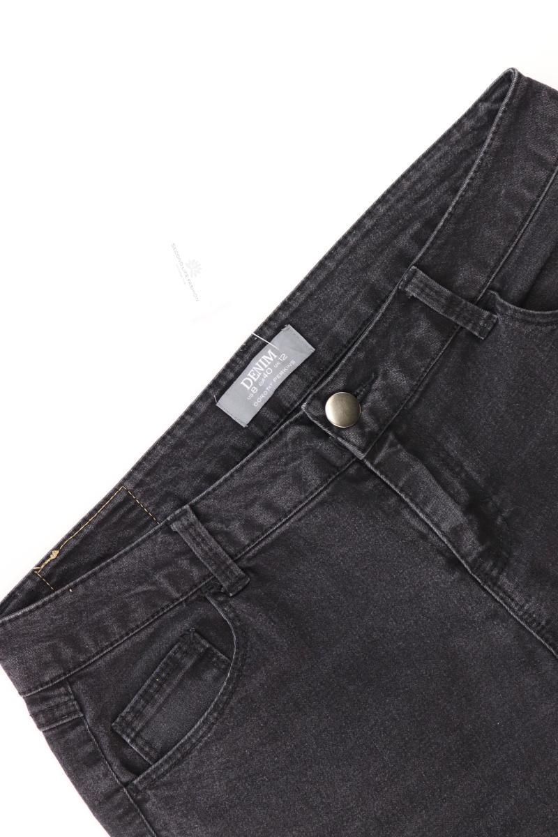 Dorothy Perkins Straight Jeans Gr. 40 schwarz aus Baumwolle