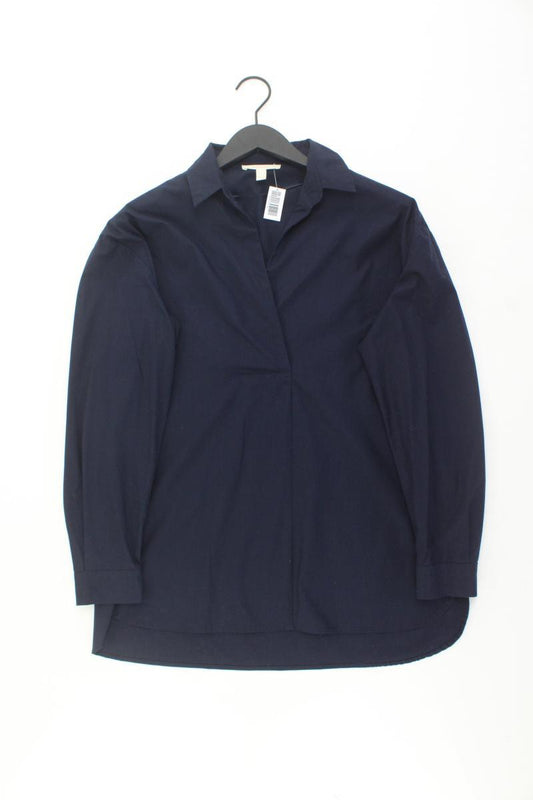 Esprit Langarmbluse Gr. L blau aus Baumwolle