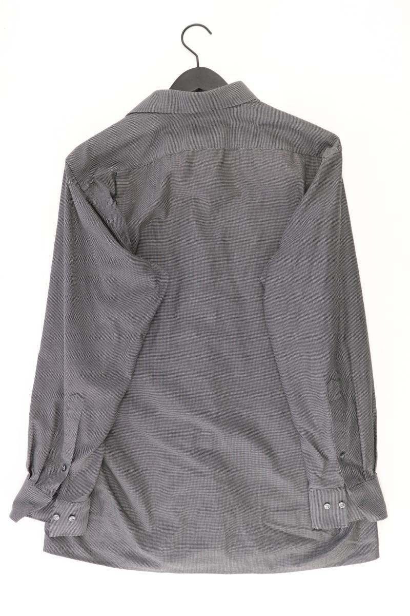 MARVELIS Langarmhemd für Herren Gr. Hemdgröße 43 grau aus Baumwolle