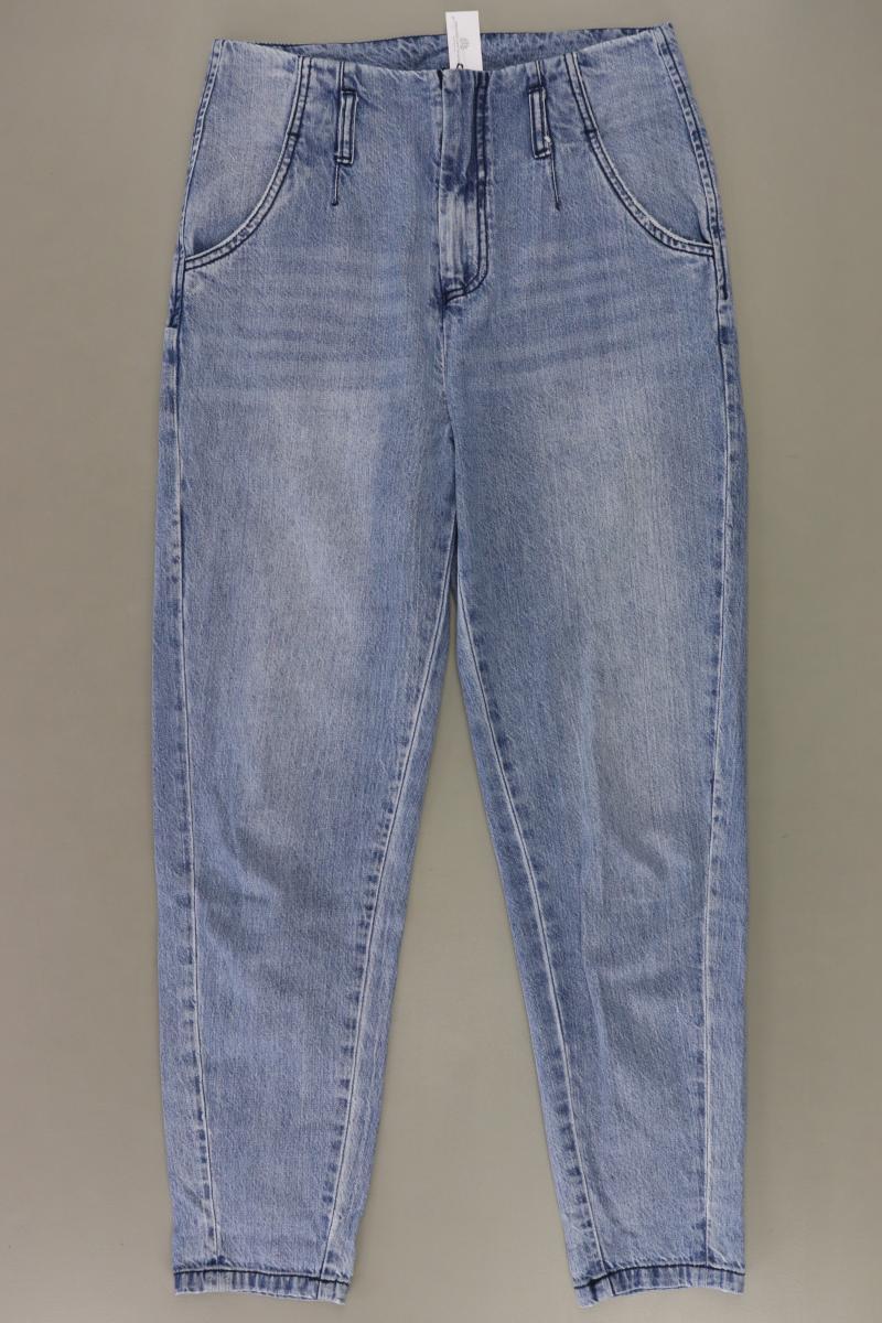 Straight Jeans Gr. 36 blau aus Baumwolle