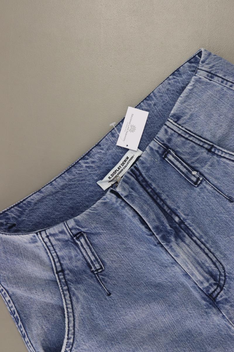 Straight Jeans Gr. 36 blau aus Baumwolle