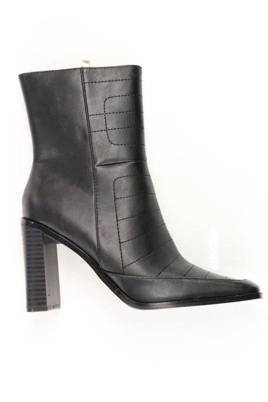 High-Heel Stiefel Gr. 37 schwarz aus Polyurethan