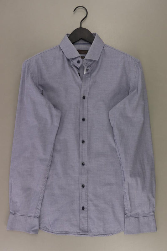 Selection by s.Oliver Langarmhemd für Herren Gr. Hemdgröße 39 blau aus Baumwolle