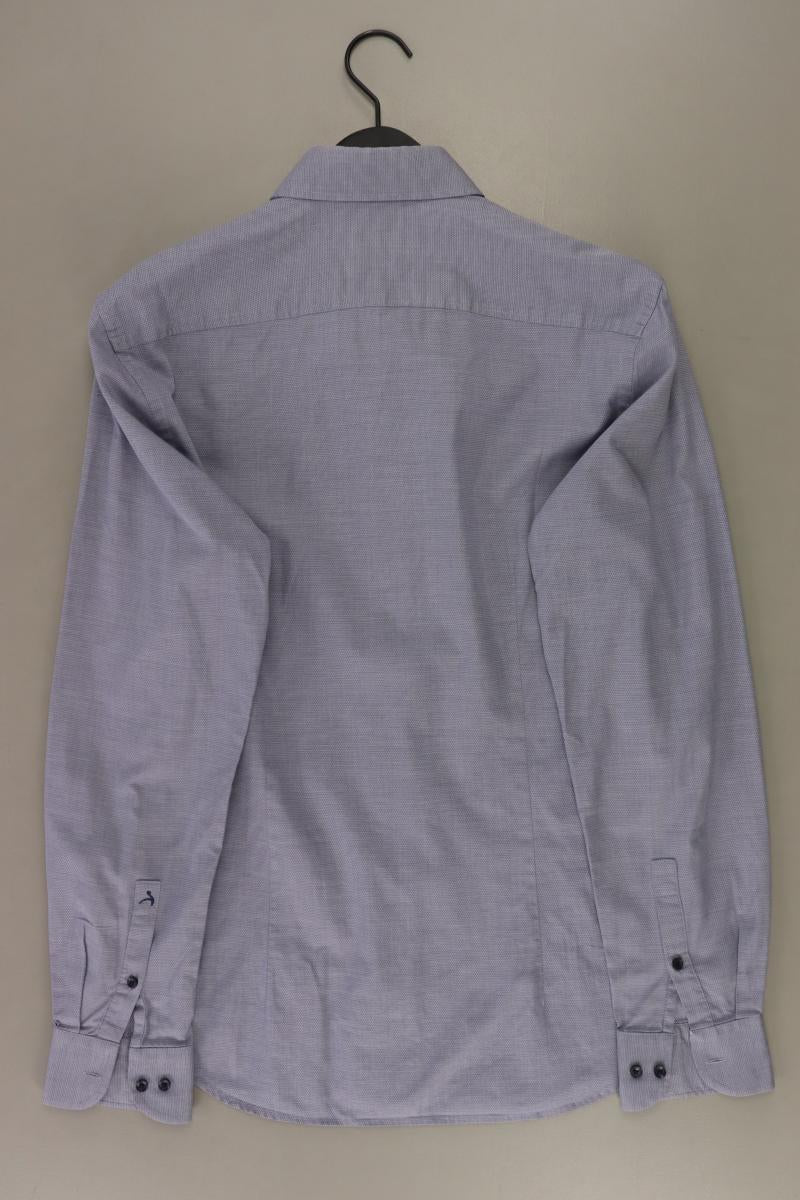 Selection by s.Oliver Langarmhemd für Herren Gr. Hemdgröße 39 blau aus Baumwolle