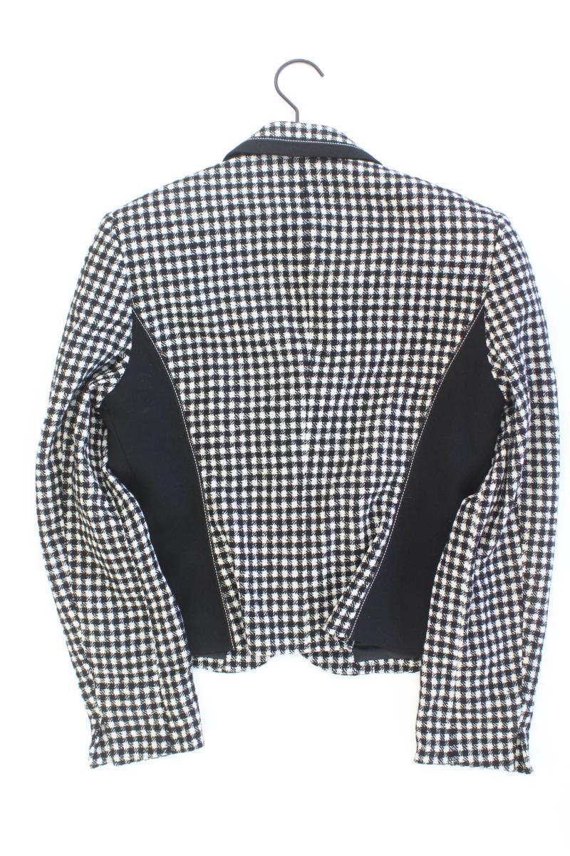 Gerry Weber Wollblazer Gr. 36 kariert schwarz