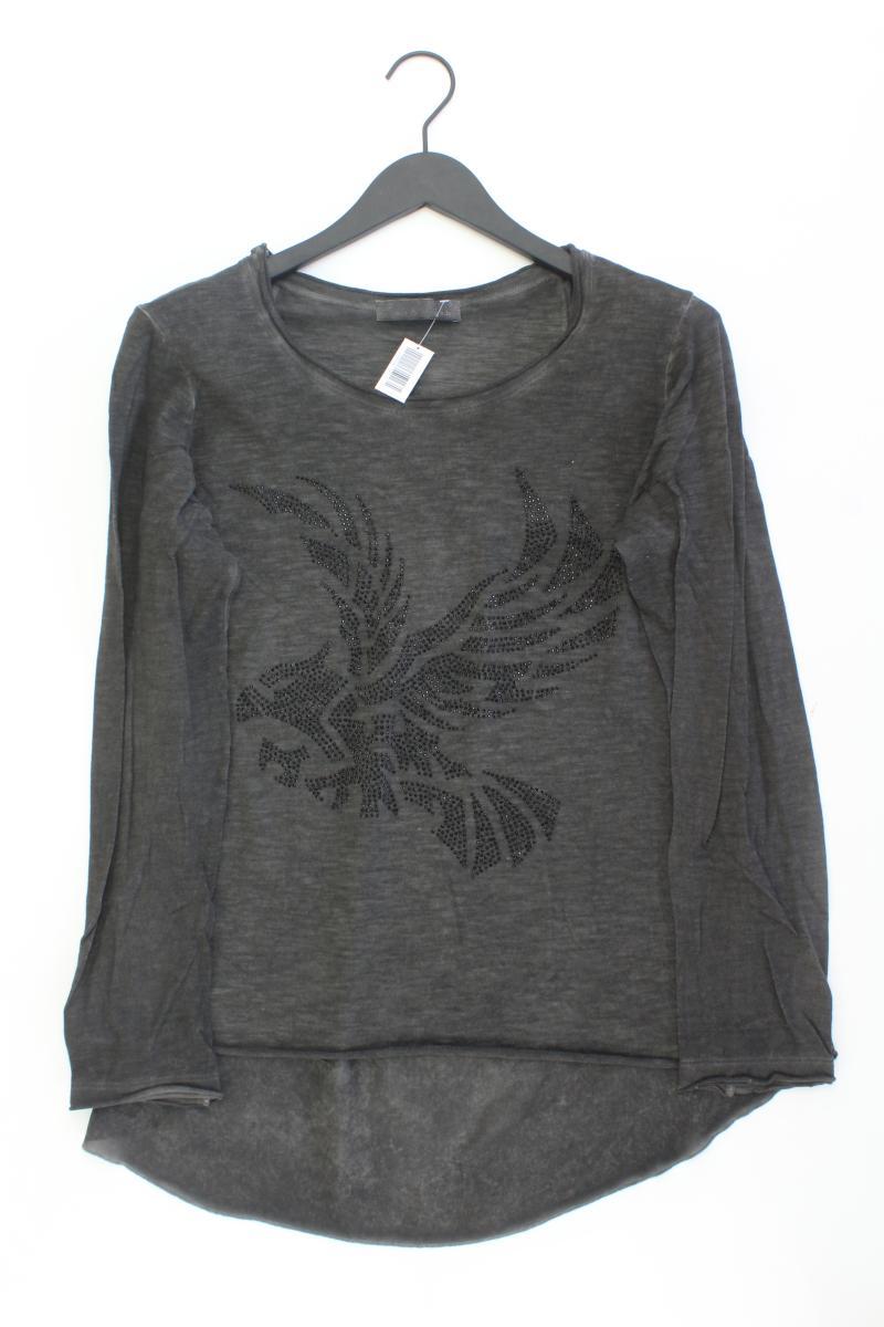 rosa & friends Longsleeve-Shirt Gr. M Langarm braun aus Baumwolle