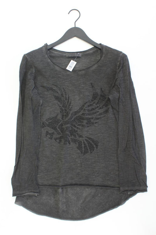 rosa & friends Longsleeve-Shirt Gr. M Langarm braun aus Baumwolle