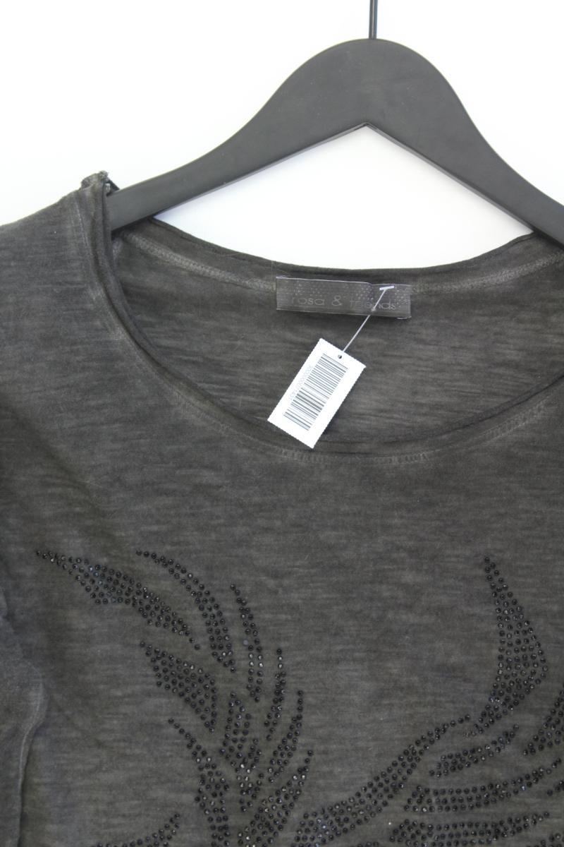 rosa & friends Longsleeve-Shirt Gr. M Langarm braun aus Baumwolle