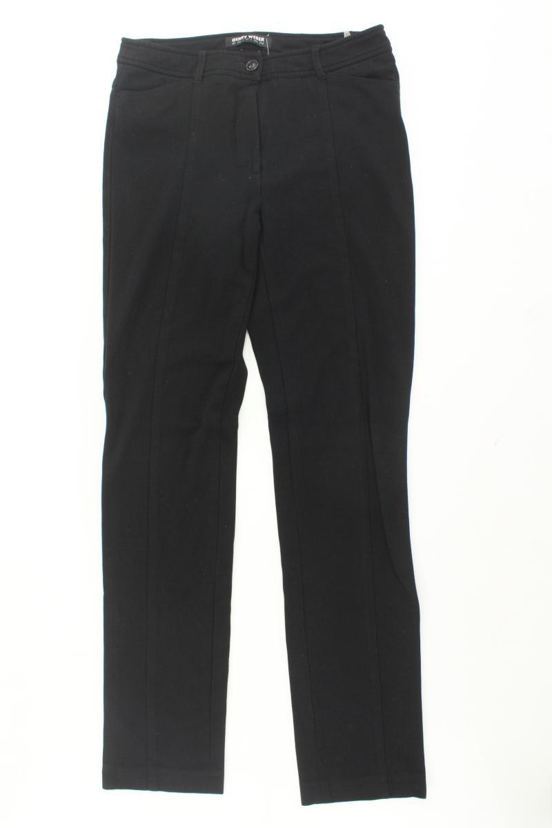 Gerry Weber Stoffhose Gr. 36 schwarz aus Viskose