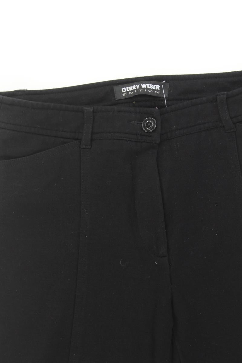 Gerry Weber Stoffhose Gr. 36 schwarz aus Viskose